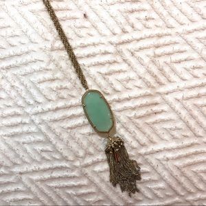 Kendra Scott Rayne Necklace Mint Chalcedony